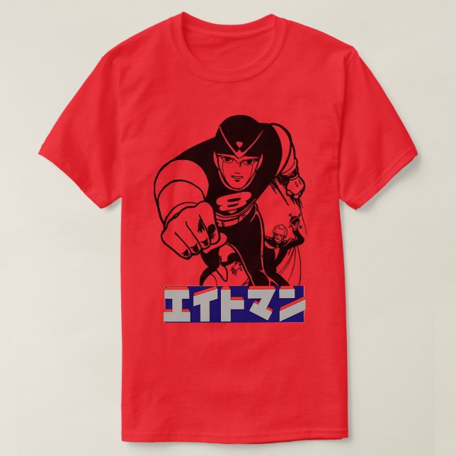 Camiseta 8 MAN Tobor o 8º Homem (Frente do Design)