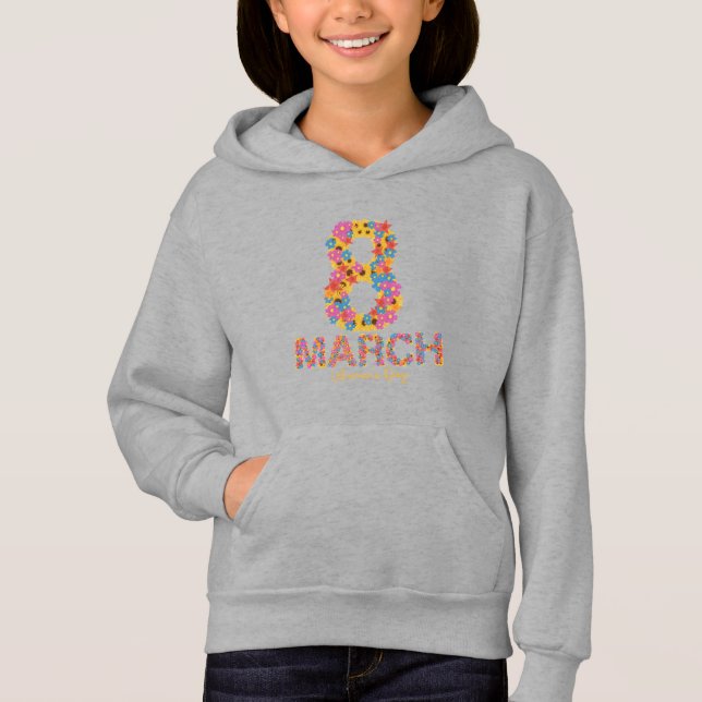 Camiseta 8 March – Women's Day Floral Art (Frente)