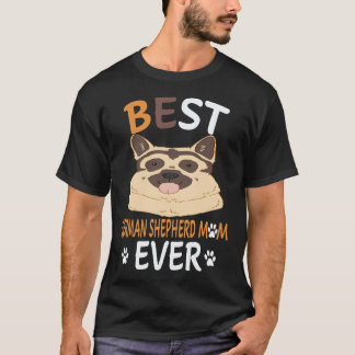 Camiseta 8 Melhor Mãe Pastor Alemão Pastor Alemão