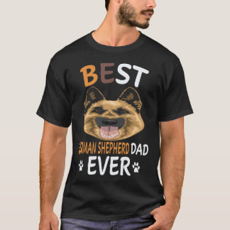 Camiseta 8 Melhor Pastor Alemão Pai Eternamente Pastor Alem