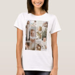 Camiseta 8 modelo de colagem de fotos personalizado<br><div class="desc">Esta camiseta de colagem de 8 fotos, de um tipo, permite que você aprecie seus momentos mais preciosos em estilo e conforto. Faça sua própria colagem camisa tematizada de Ricaso - Personalize com suas oito fotos favoritas para um presente personalizado para você mesmo ou amado Mostre os tempos especiais que...</div>