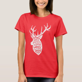 Camiseta 8 Pequenas Renas 🦌 Papais noeis de Natal