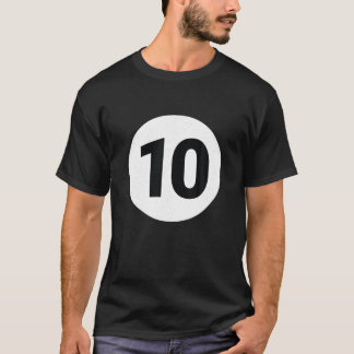 Camiseta 8 Piscina Ball 10 Billiards Costume Halloween Grou