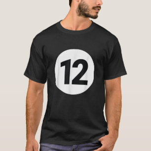 Camiseta 8 Piscina Ball 12 Billiards Costume Halloween Grou