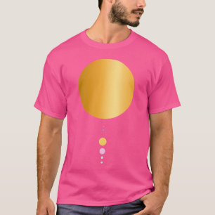 Camiseta 8 Planetas Sistema Solar Astronomia