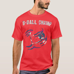 Camiseta 8Ball Champion Billiards Snooker Player