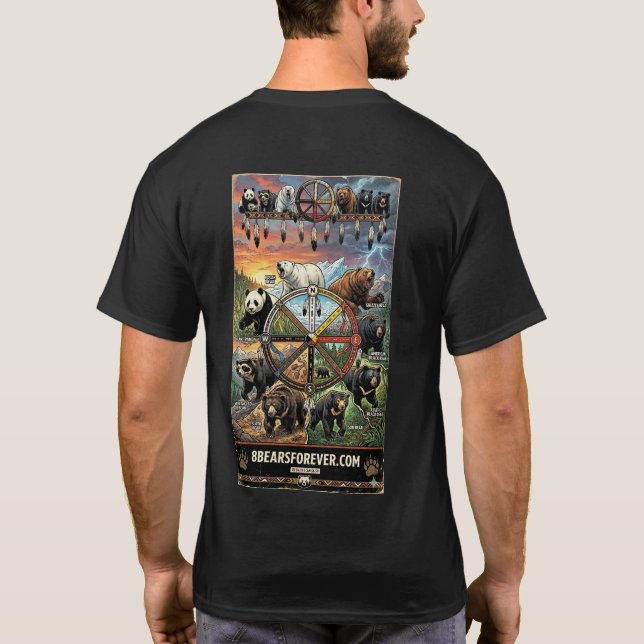 Camiseta 8bearsforever.com (Verso)