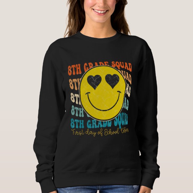 Camiseta 8TH Grade Teacher Back To School Student First Gra (Frente)