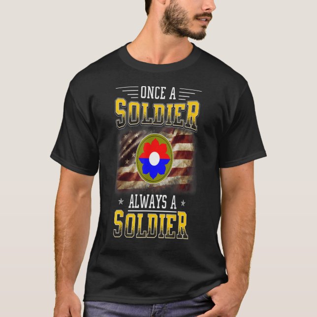 Camiseta 9ª Divisão de Infantaria Veteran Sempre Soldado Mi (Frente)