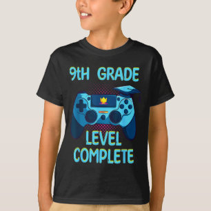 Camiseta 9ª série concluída no último dia de aula engraçado