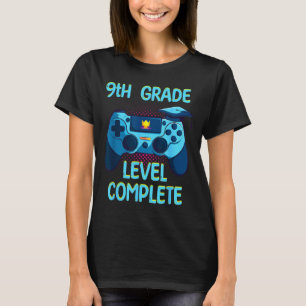 Camiseta 9ª série concluída no último dia de aula engraçado