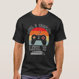 Camiseta 9º Aniversário Jogador De Vídeo De 9 Anos Oferece