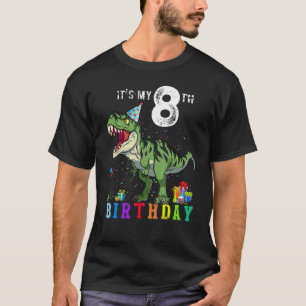 Camiseta 9º aniversário Menino Rex Dinossaur, 9 anos