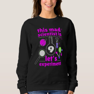 Camiseta 9º Aniversário Nove Bday Science Mad Scientist Che