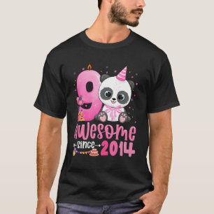 Camiseta 9º Ano De Panda Incrível Desde 2014
