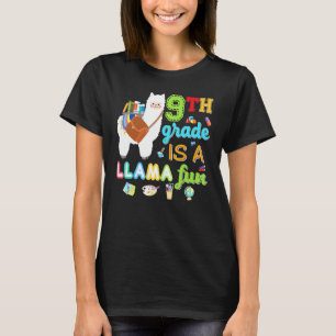 Camiseta 9º ano é um divertimento de Llama de volta à Nona