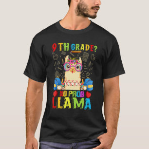 Camiseta 9º ano sem problemas Llama volta às aulas primeiro