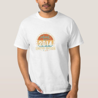 Camiseta 9º Nascer de aniversário em abril de 2014