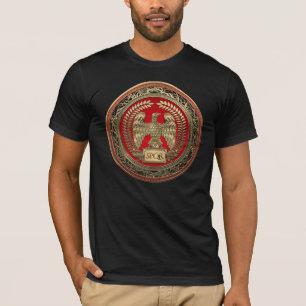 Camiseta [900] Águia Imperial Romana Dourada