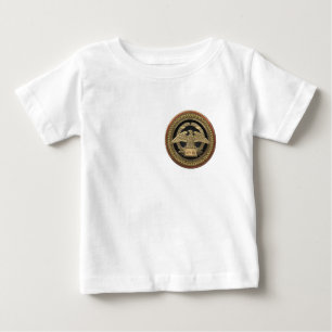 Camiseta [900] Águia Imperial Romana Dourada sobre o Medal