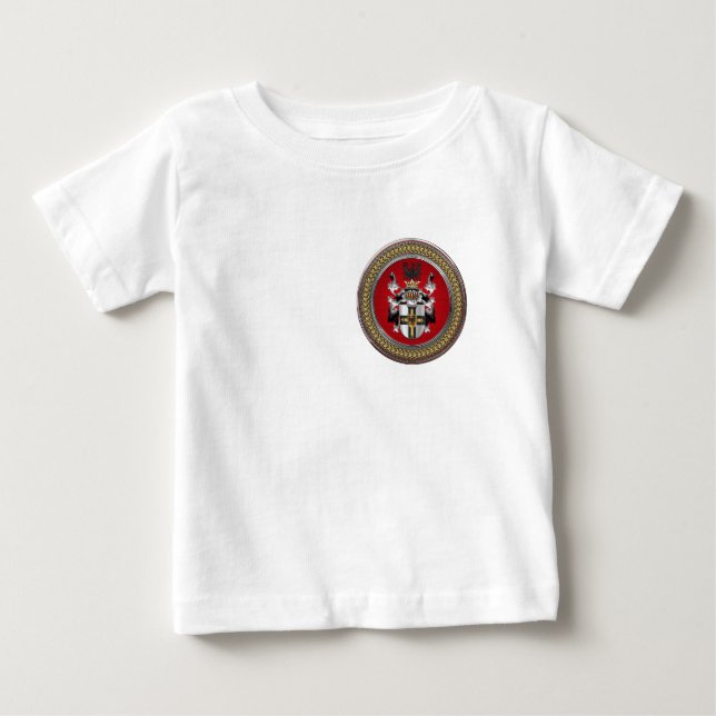 Camiseta [900] Casaco de armas da Ordem Teutônica (Frente)
