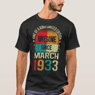 Camiseta 90 Anos De Fantasia Desde Março De 1933 Vintage 90