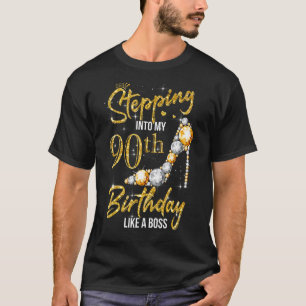 Camiseta 90 Anos Passando No Meu Aniversário De 90