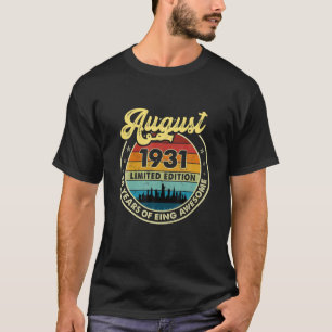 Camiseta 90 Birthday Oferece Nascer Retroativo De 90 Anos E