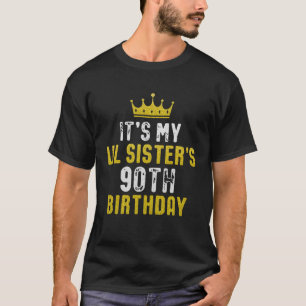 Camiseta 90 De Coroa Amarela Para Irmã De Irmã Brot