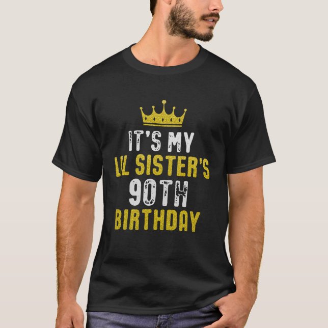 Camiseta 90 De Coroa Amarela Para Irmã De Irmã Brot (Frente)