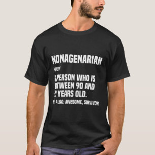 Camiseta 90 de Definição Não Agenária 90
