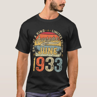 Camiseta 90 de junho de 1933 90ª menina