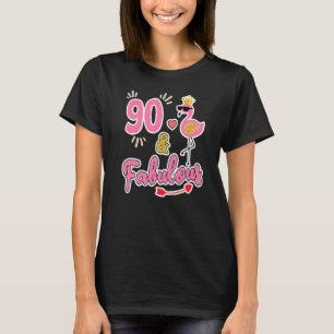 Camiseta 90 E Fabuloso Desde 1932, Aniversário De 90, 90 An