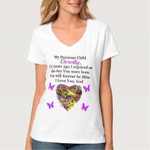 CAMISETA 90 FLORAL CHRISTIANO BONITO PERSONALIZADO