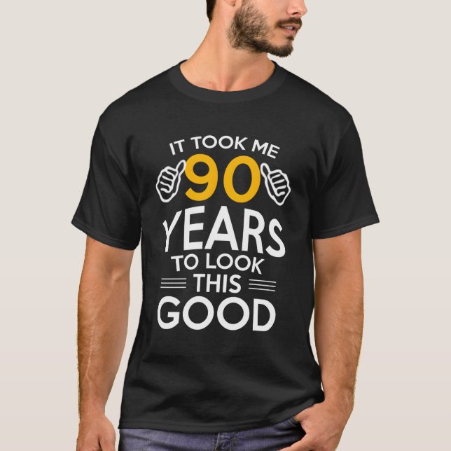 Camiseta 90 me levou 90 anos 90 (Frente)