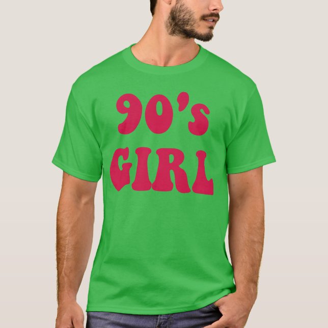 Camiseta 90 Menina amiga (Frente)