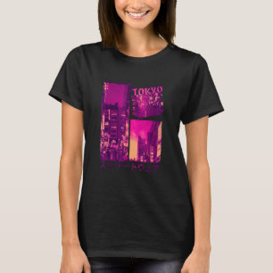 Camiseta 90 Retro Lofi Tokyo Japonês Streetwear Vaporwave
