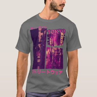 Camiseta 90 Retro Lofi Tokyo Japonês Streetwear Vaporwave