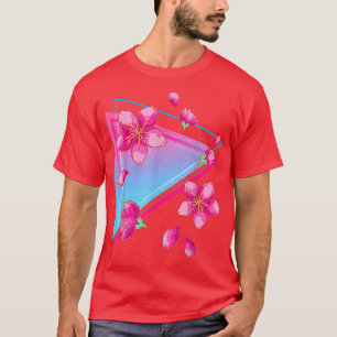 Camiseta 90s Art Japan Flower Blossom Sakura Vaporwave Cher
