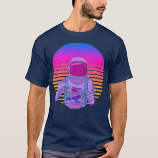 Camiseta 90s Art Space Vaporwave Ramen Noodles Retro Astron