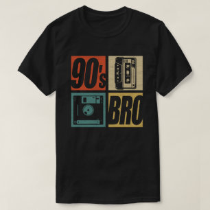 Camiseta 90s Bro 1990s Fashion 90 Theme Party 90