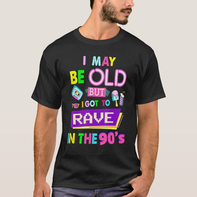 Camiseta 90s For Women Rave Outfit & 90s Festival Costume 1 (Frente)