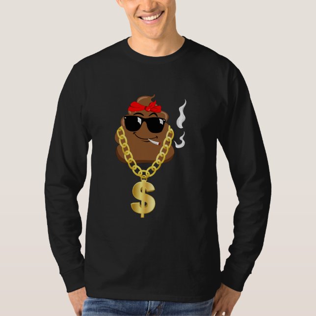 Camiseta 90s Hip Hop Old School Poop Throwback Nineties Par (Frente)