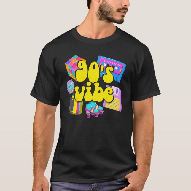Camiseta 90s   I love the 90s   Women Men Nostalgic 90s Vib (Frente)