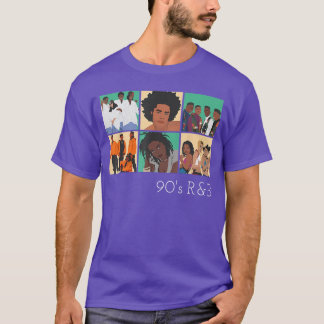 Camiseta 90s RBee for Music Lovers with Face RB retro frien