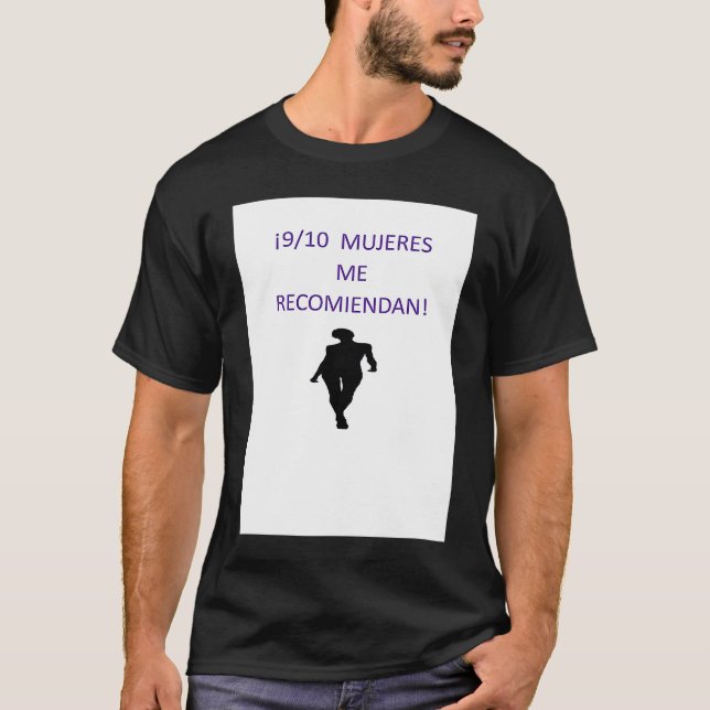 Camiseta 910 mujeres me recomiendan (Frente)