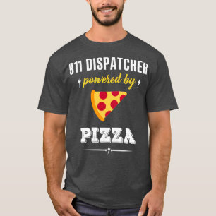 Camiseta 911 Despachante Equipado Com Pizza