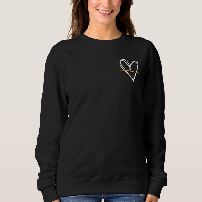 Camiseta 911 Dispatcher Heart  Thin Gold Line Police Dispat (Frente)