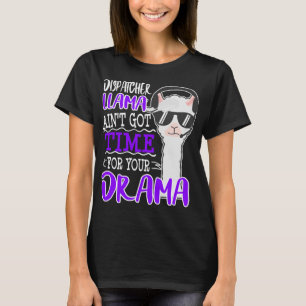 Camiseta 911 Dispatcher Llama Funny Emergência Polícia Cham