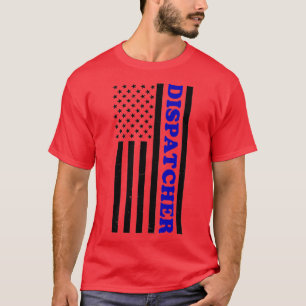 Camiseta 911 Dispatcher Shirt Patriotic US Flag Gi